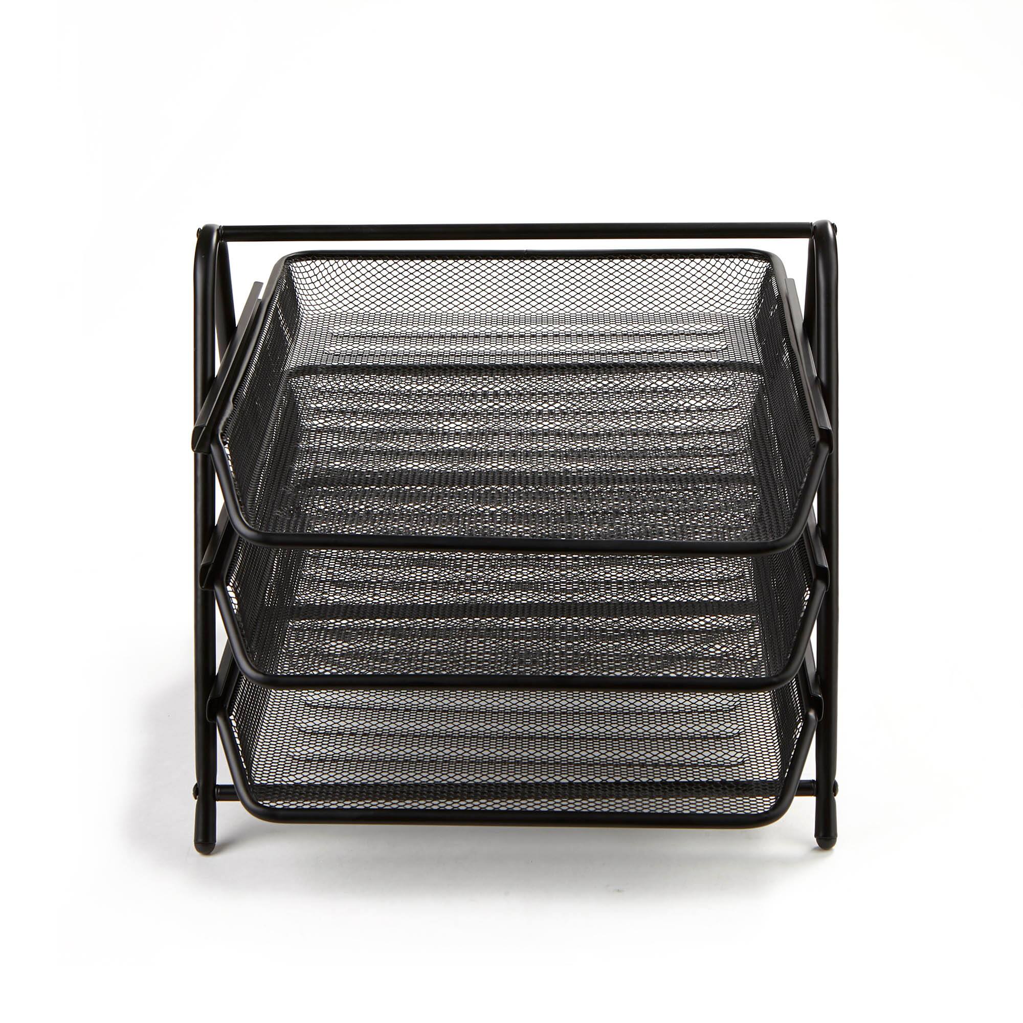Mind Reader Desk Organizer with 4 Sliding Trays